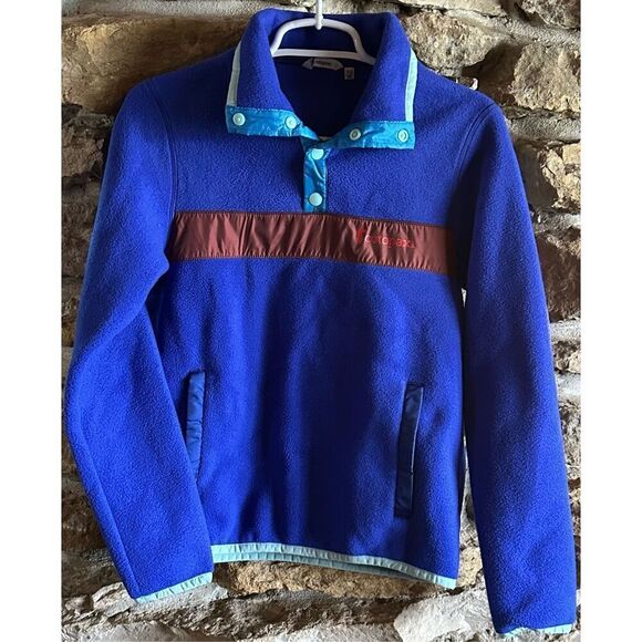 Women’s Cotopaxi Snap T Pullover Fleece Jacket Size XS Blue Outdoors - Picture 1 of 6